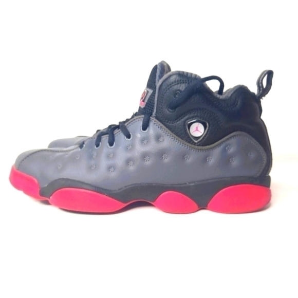 Jordan Shoes - Jordan Jumpman Shoes Gray Pink Sneakers Basketball Girls 9.5Y = Womens 11 Shoe